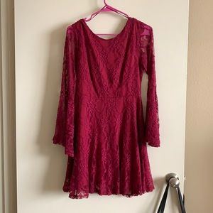 Altar’d State lace backless dress